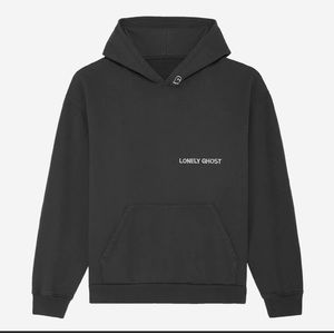 Dark Gray Lonely Ghost Daily’s Hoodie size Medium